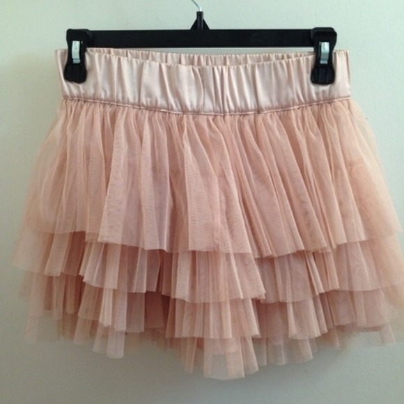 H&M Pale Pink Tulle Skirt