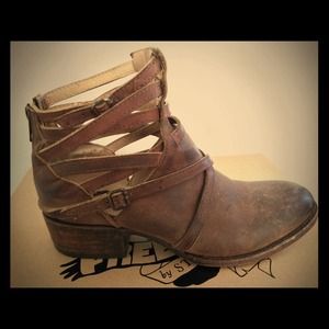 Stairway Wrap Strap Bootie — Freebird by Steven