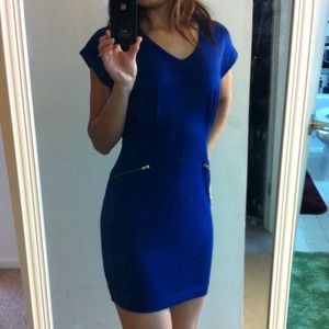 Clearance!Sexy blue dress size small