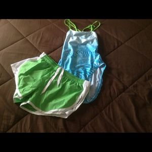 Nike Swimsuit w/ swim shorts