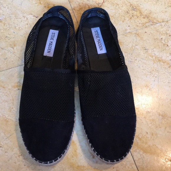 Steve Madden suede and mesh black shoes - Picture 2 of 3