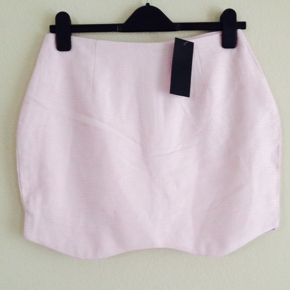 Pale pink skirt