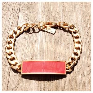 Coral ID style bracelet