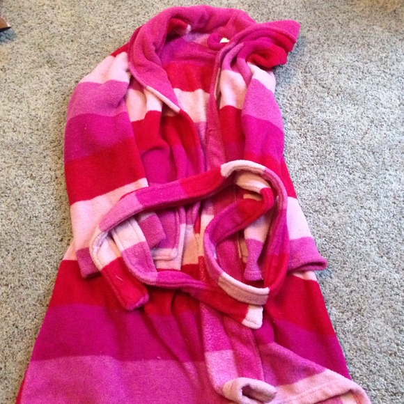 Ulta fleece short striped robe