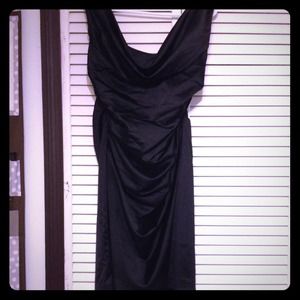 David's bridal black dress