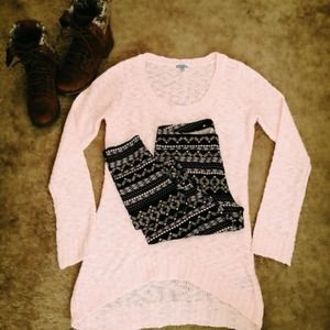 Blush Sweater/Tribal Legging Bundle