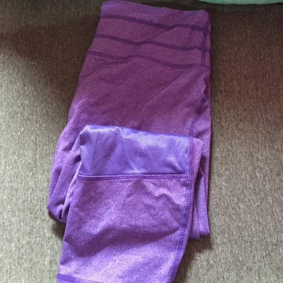 Purple workout capris!