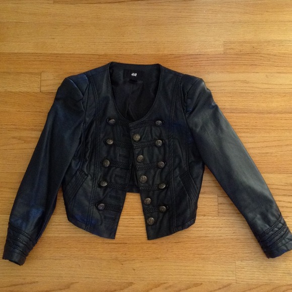 Faux leather jacket