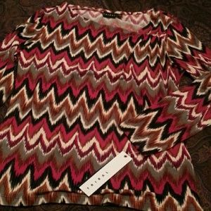 Flame fabric tunic