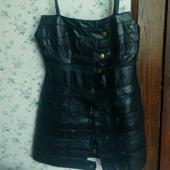 Additional pics! Just cavalli leather dress