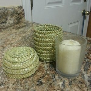 Votive Candle + Holder