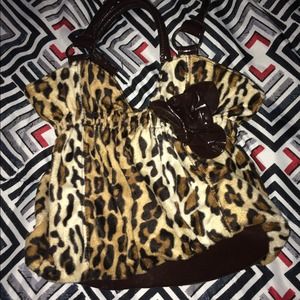 Leopard purse