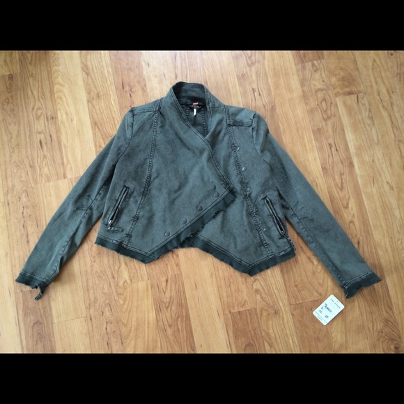 Brand New Free People Military Jacket!