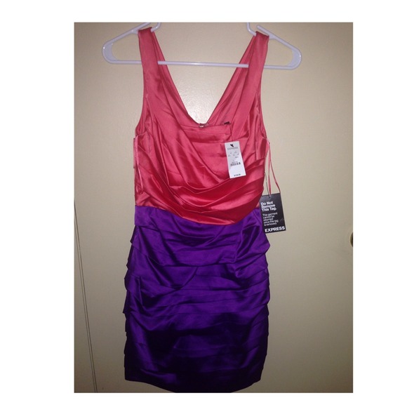 Express Color Block Dress