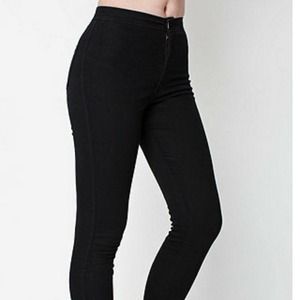 American Apparel Black Easy Jeans