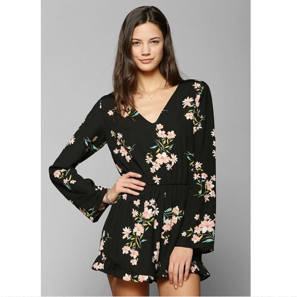 Floral Print Romper