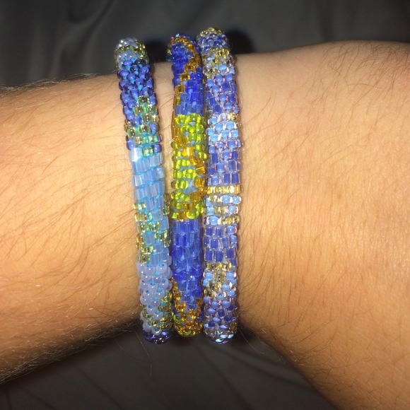 Lily and Laura bracelets. Set of 3