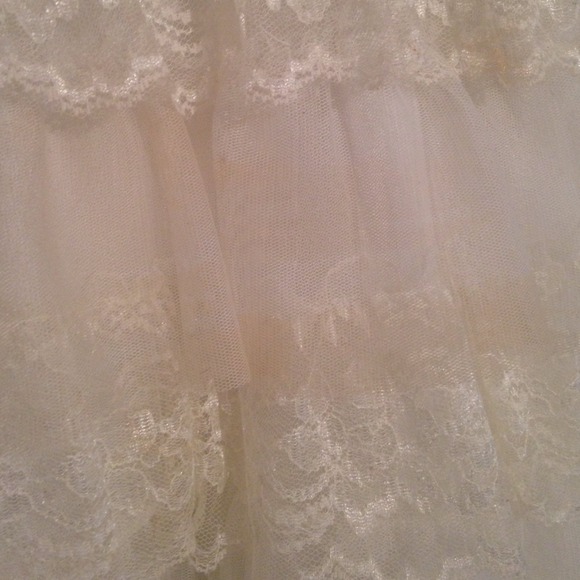 Masquerade White with black ribbon dress - Picture 2 of 3