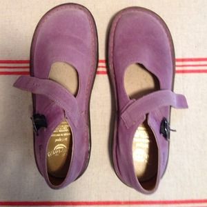 Dr. Martens Purple Suede Mary Janes