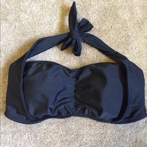 Forever 21+ Black Halter Bikini Top 1X