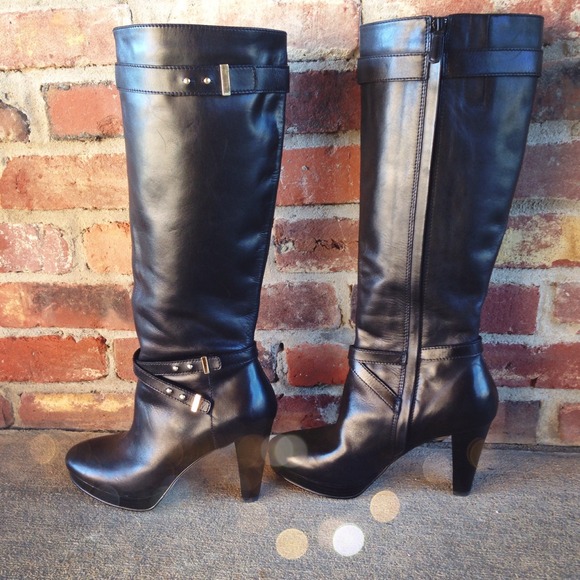 🍁50% OFF SALE Cole Haan Black Leather Boots