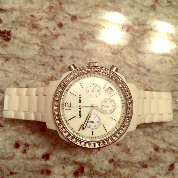 Michael kors white watch