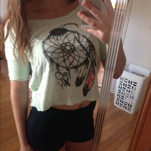 Roxy Off the Shoulder Dream Catcher Shirt! Size S