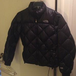 Black Women's North Face Bubble Jacket