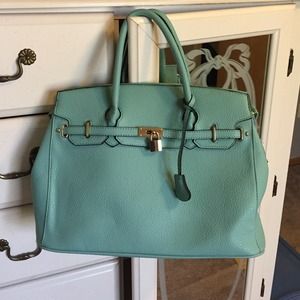 Large Tiffany Blue Handbag