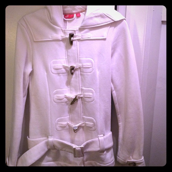 White Puma zippered sweatshirt