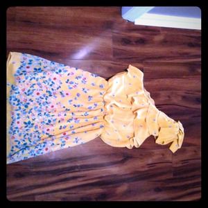 Eyelash Couture One Shoulder Dress