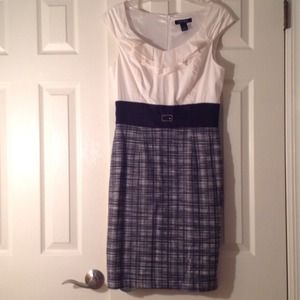 WHBM cap sleeve dress