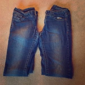 2 pairs of Angels skinny jeans