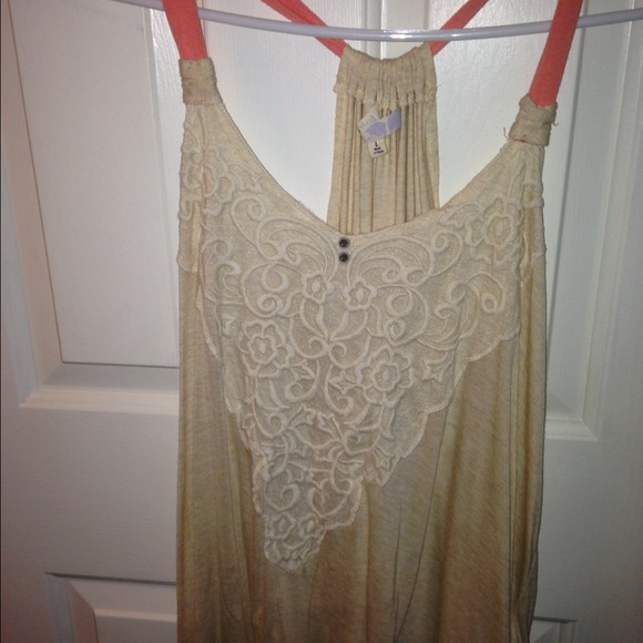 Cream tank top