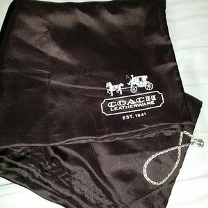 Coach dust bag