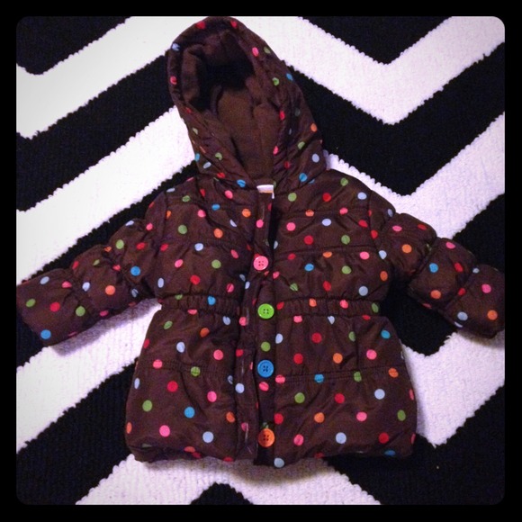 Gymboree baby girl polka dot jacket
