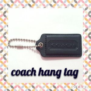 Coach Hangtag Dark Blue Extra Large!