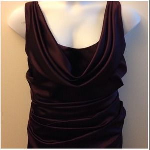 Last day EGGPLANT  FORMAL KNEE LENGTH