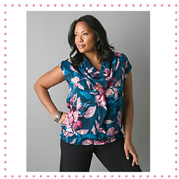 Lane Bryant Tops - {Lane Bryant} Floral Top
