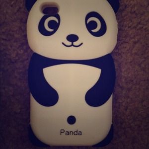 Silicone Panda IPhone 4S case case🐼