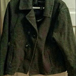 American Eagle Charcoal Grey Pea Coat