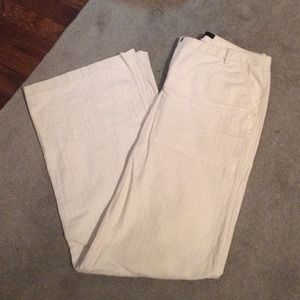 Cream express editor pants.  Size 4