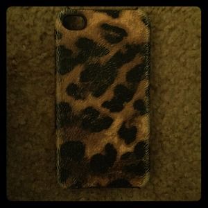 iPhone 4s leopard print hard case