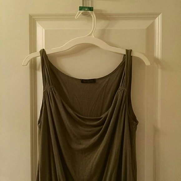 Vintage bohemian olive green flowy top - Picture 4 of 4