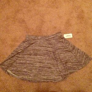 Grey skater skirt