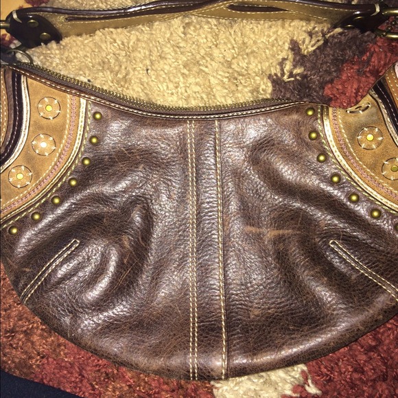 Coach Leather brown hobo bag