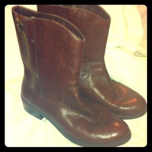 Brown leather Jessica Simpson riding boot sz 8