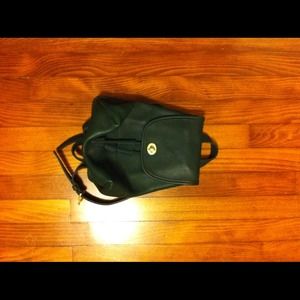 Coach small leather backpack