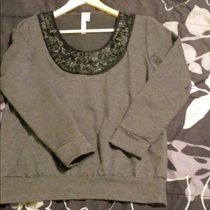 Dressy sweatshirt