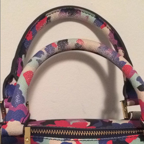 Tory Burch Robinson Duriez Print Satchel Handbag - Picture 3 of 4